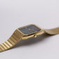 1990 Citizen Quartz Inky Black Dial Men's Wrist-Watch