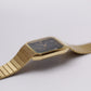 1990 Citizen Quartz Inky Black Dial Men's Wrist-Watch