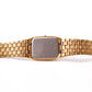 1989 Seiko Quartz Inky Black Dial Gold Toned Case Men's Wrist-Watch