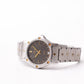 1990s Croton Quartz Baby Santos Octagon Gray Waffle Dial Men's Wrist-Watch W/Box