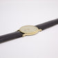 1992 Pulsar Quartz Golden Washi Dial 'Coin Edge Bezel' Men's Wrist-Watch