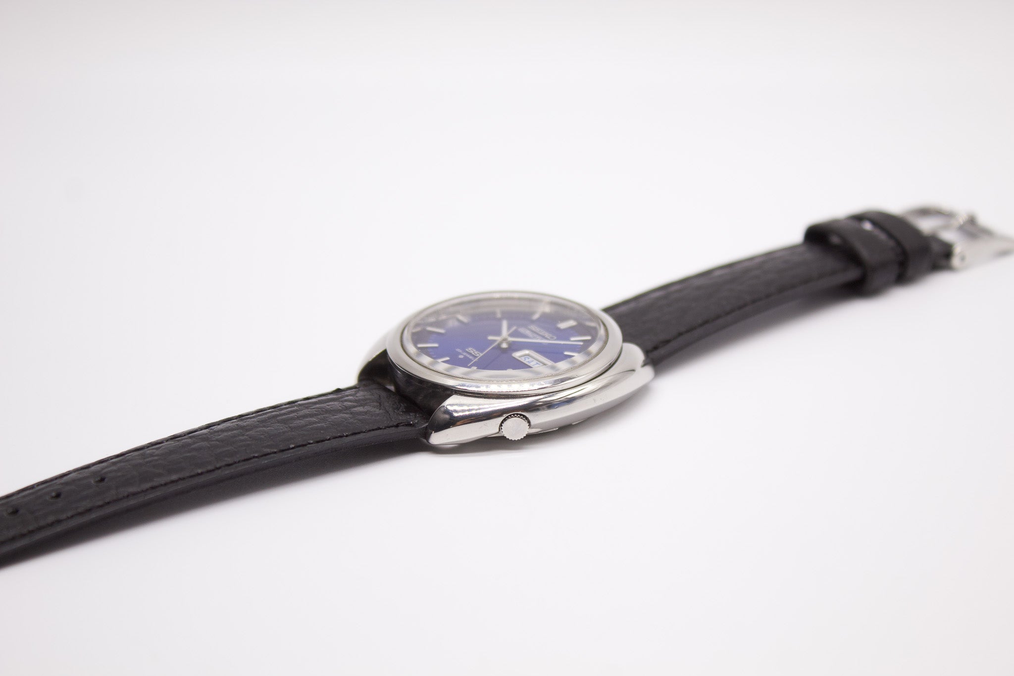 Serviced] 1972 Seiko 5 Actus Automatic Marine Blue Sunburst Dial