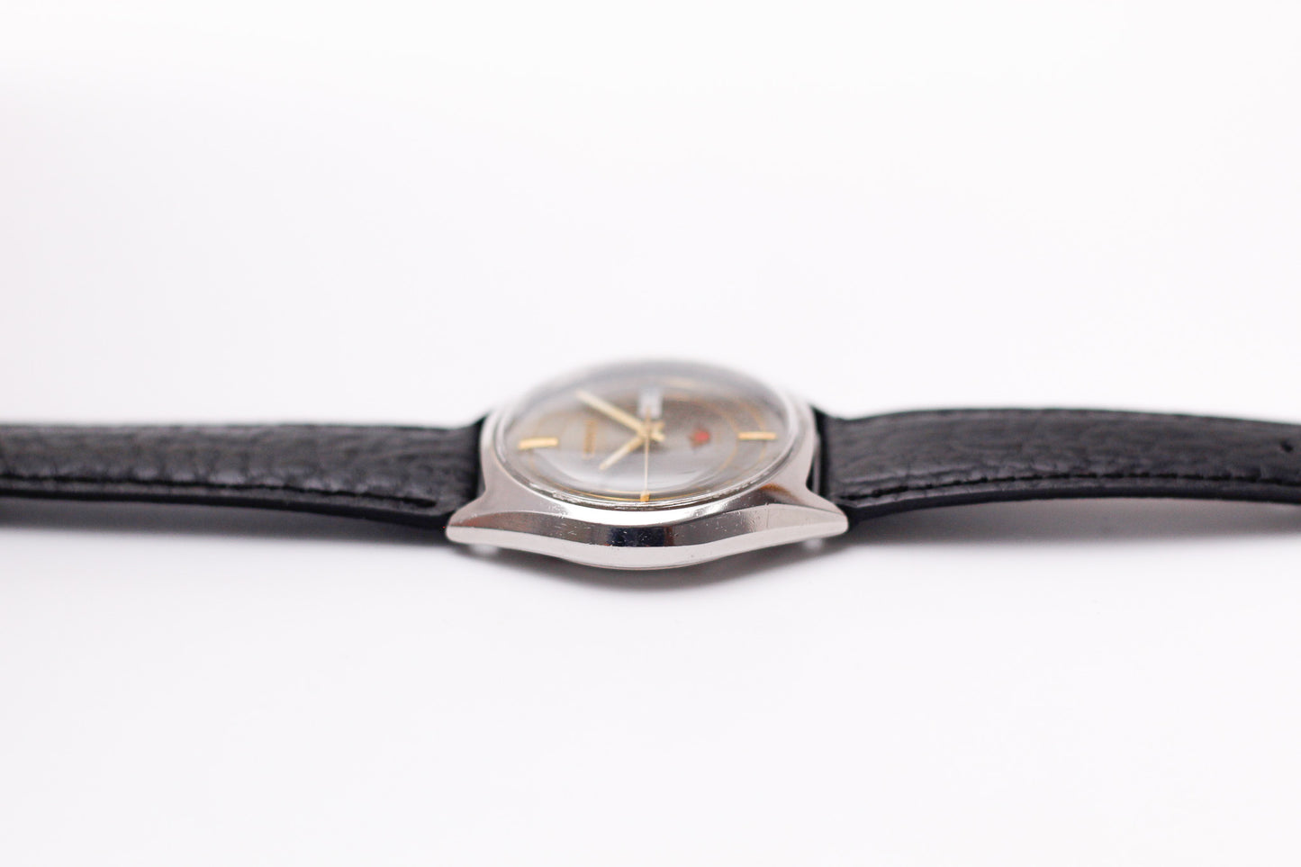 [Serviced] 1977 Citizen Automatic Gray Sunburst Dial Men's Wrist-Watch