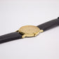 2001 Pulsar Quartz Straight Grain Golden Dial Men's Wrist-Watch
