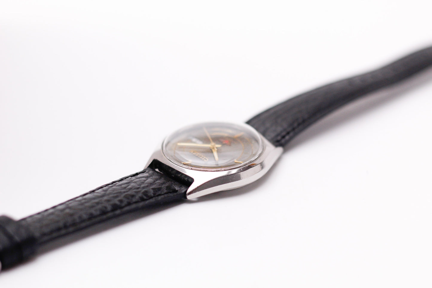[Serviced] 1977 Citizen Automatic Gray Sunburst Dial Men's Wrist-Watch