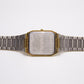 1996 Pulsar 'Tank' Quartz Linear Gray Dial Men's Wrist-Watch