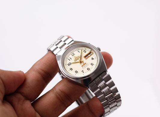 [Serviced] 1970s Orient Automatic Day-Date Men's Wrist-Watch