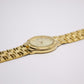 1997 Pulsar Quartz Golden Sunburst Dial Men's Wrist-Watch W/Box & Papers