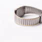 1994 Pulsar Quartz Tank Straight Grain Black Dial Men's Wrist-Watch