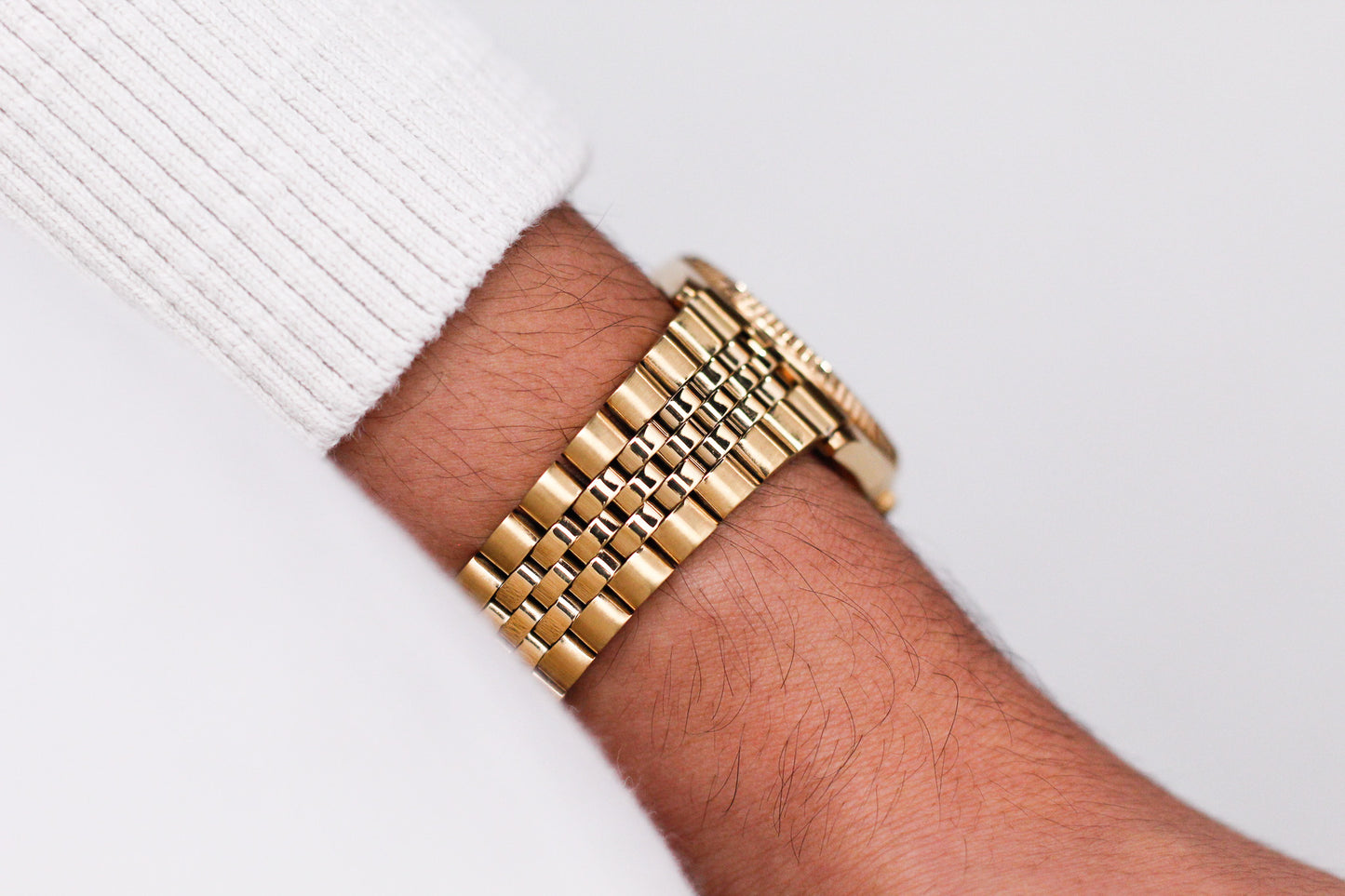 2000s Pulsar 'Baby Day-Date' Gold Toned Men's Wrist-Watch