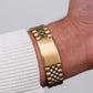 2000s Pulsar 'Baby Day-Date' Gold Toned Men's Wrist-Watch
