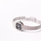1990s Gruen Quartz Black Waffle Dial Ladies' Wrist-Watch