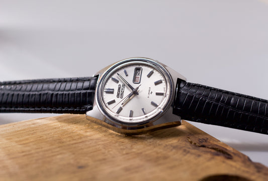 1974 Seiko Actus Automatic Silver Sunburst Dial Men's Wrist-Watch