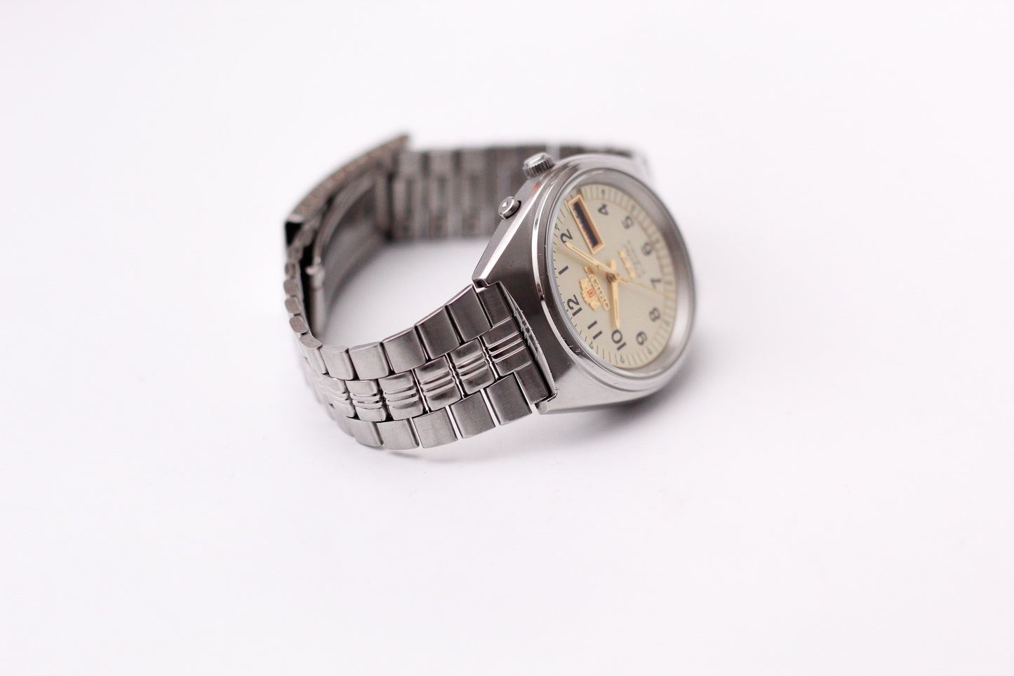 [Serviced] 1970s Orient Automatic Day-Date Men's Wrist-Watch