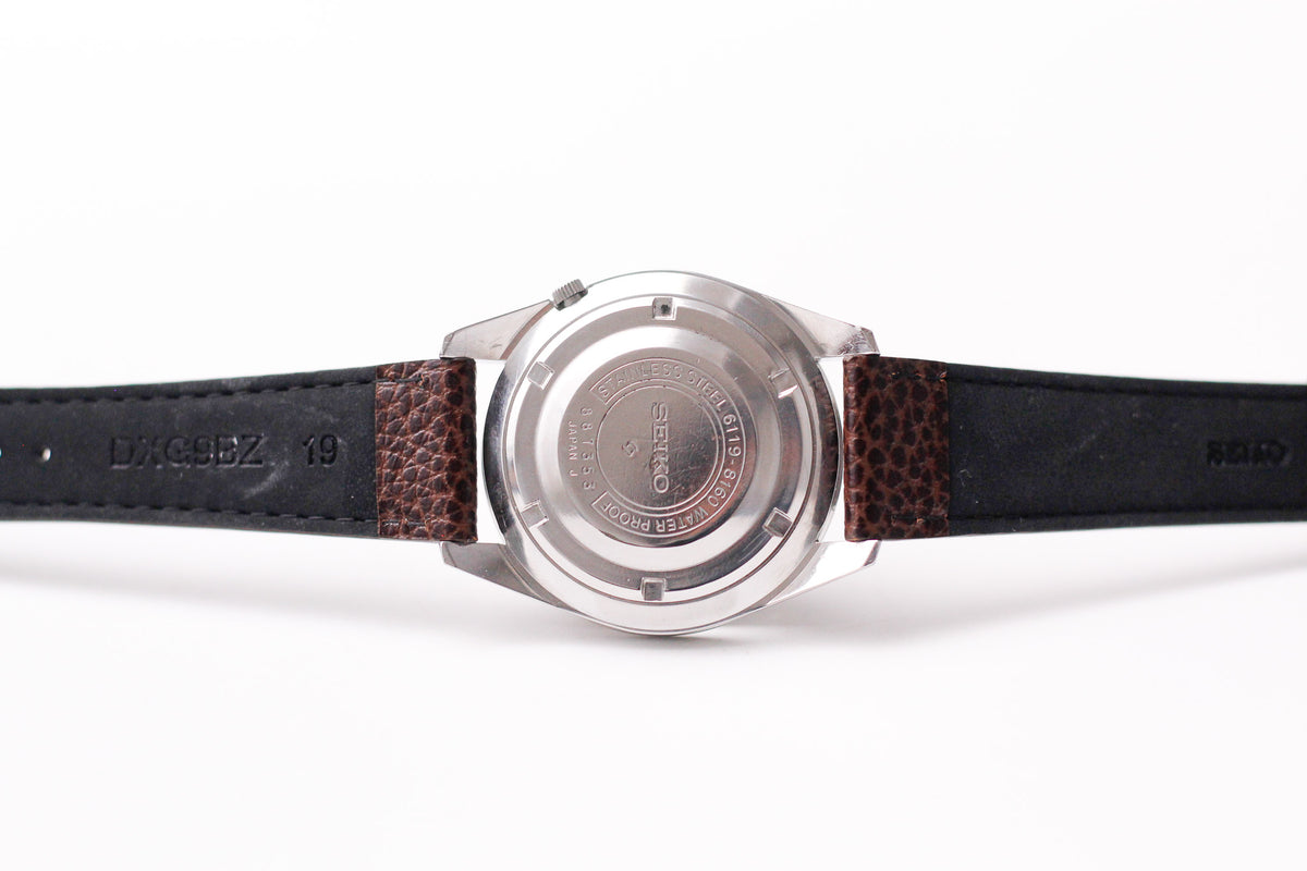[Serviced] 1968 Seiko 5 Automatic Gray Sunburst Dial Men's Wrist-Watch