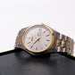 2001 Seiko Quartz Gray Sunburst Dial Two Tone Men's Wrist-Watch W/Box