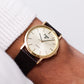 1996 Pulsar Quartz Golden Sunburst Dial Men's Wrist-Watch