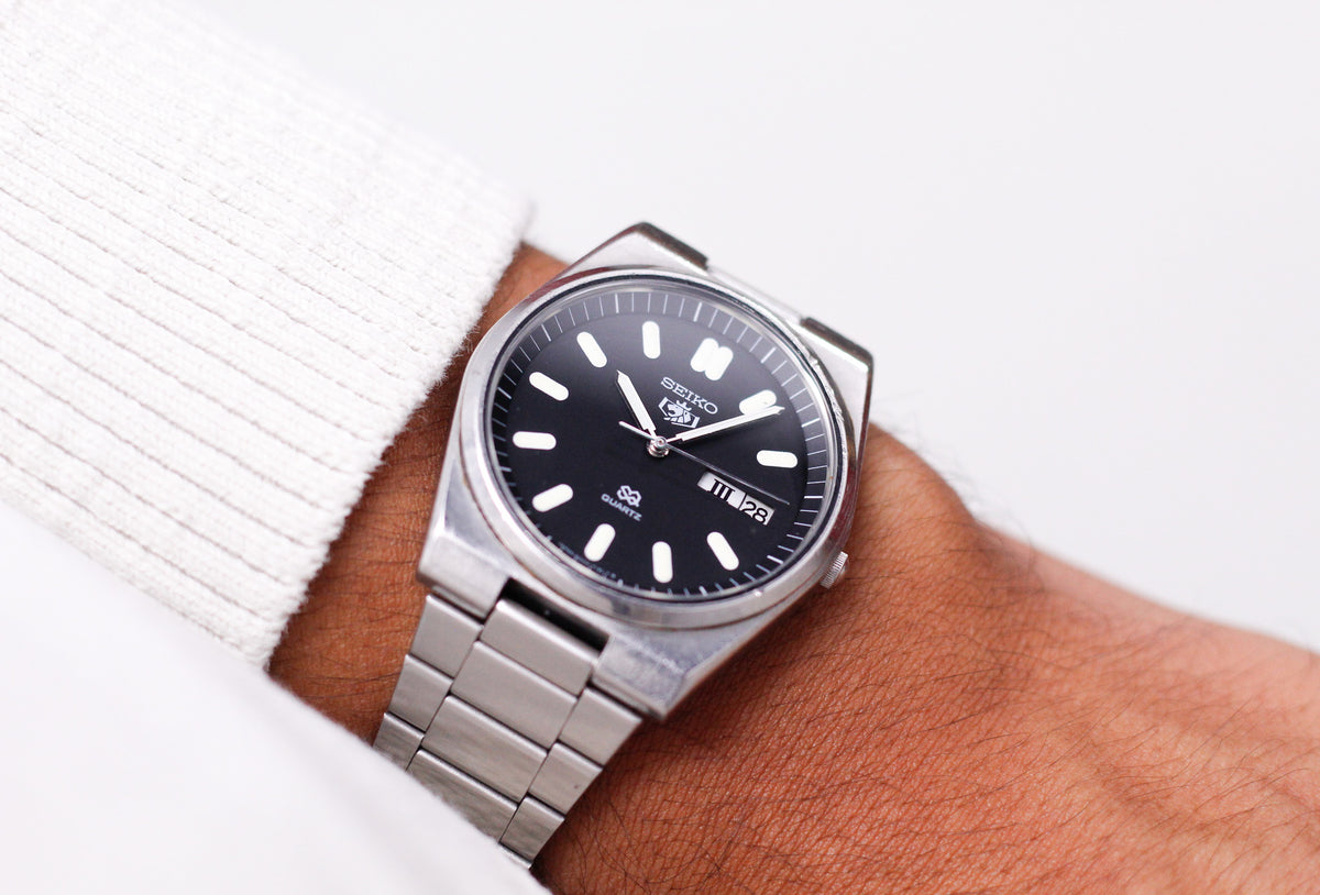 1981 Seiko Quartz Lionhead Dial Men's Wrist-Watch