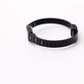 1986 Pulsar Quartz Matte Black Dial Ladies' Two Tone Wrist-Watch