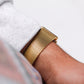 1995 Citizen Quartz Golden Striped Dial Tank Men's Wrist-Watch