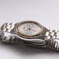 2001 Seiko Quartz Gray Sunburst Dial Two Tone Men's Wrist-Watch W/Box