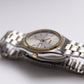 2001 Seiko Quartz Gray Sunburst Dial Two Tone Men's Wrist-Watch W/Box