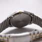 2001 Seiko Quartz Gray Sunburst Dial Two Tone Men's Wrist-Watch W/Box