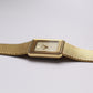 1995 Citizen Quartz Golden Striped Dial Tank Men's Wrist-Watch