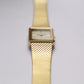 1995 Citizen Quartz Golden Striped Dial Tank Men's Wrist-Watch
