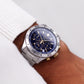 2012 Seiko Quartz Marine Blue Chronograph Men's Wrist-Watch