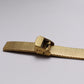 1995 Citizen Quartz Golden Striped Dial Tank Men's Wrist-Watch
