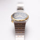 [Near Mint] 1986 Citizen CQ Quartz Matte Black Dial Two Tone Men's Wrist-Watch W/Box