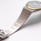 [Near Mint] 1986 Citizen CQ Quartz Matte Black Dial Two Tone Men's Wrist-Watch W/Box