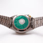 [Near Mint] 1986 Citizen CQ Quartz Matte Black Dial Two Tone Men's Wrist-Watch W/Box