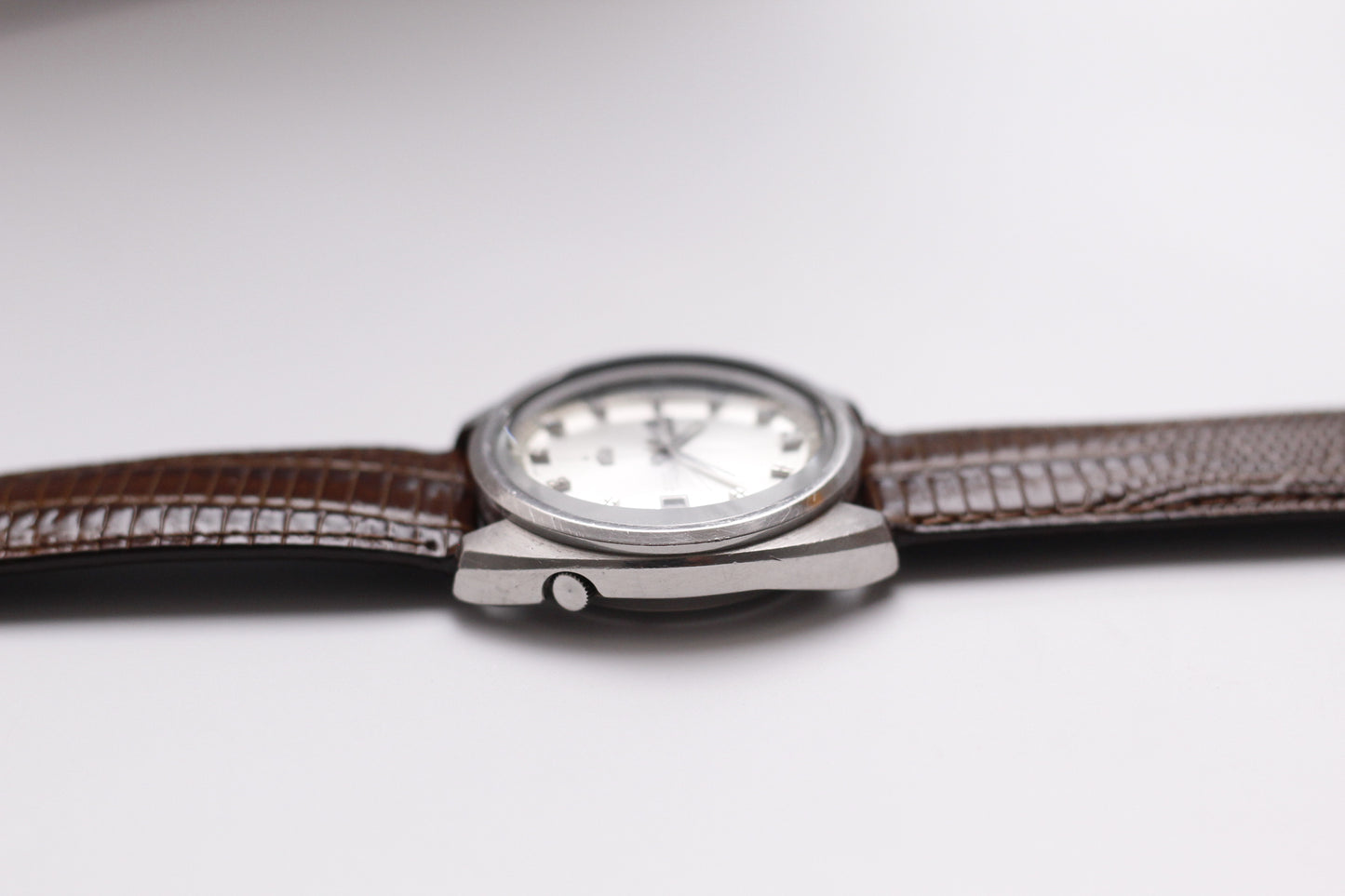 1971 Seiko 5 Silver Sunburst Dial Men's Wrist-Watch