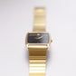 1997 Seiko Baby Credor Quartz Bi-Textured Black Dial Men's Wrist-Watch W/Box