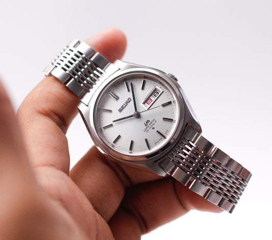 [Serviced] 1971 Seiko Lord-Matic Silver Dial Men's Wrist-Watch