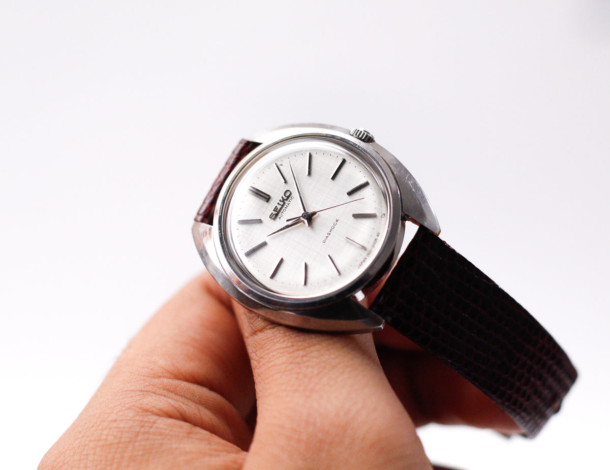1967 Seiko Automatic Silver Linen Dial Ladies' Wrist-Watch