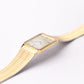 1998 Pulsar Straight Grain Golden Dial Men's Wrist Watch