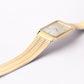 1998 Pulsar Straight Grain Golden Dial Men's Wrist Watch