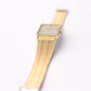 1998 Pulsar Straight Grain Golden Dial Men's Wrist Watch