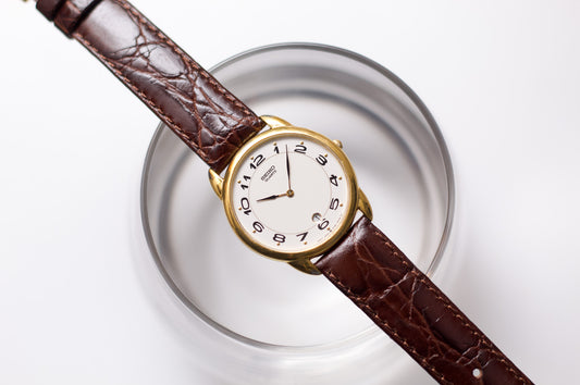 1990 Seiko Quartz Arabic Numeral Dial Men's Wrist-Watch