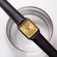 1992 Seiko Quartz Tank Golden Sunburst Dial Men's Wrist-Watch
