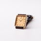 1983 Seiko Quartz Golden Washi Dial Golden Tank Men's Wrist-Watch