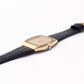 1984 Seiko Quartz Straight Grain Golden Dial TV Case Men's Wrist-Watch