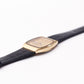 1984 Seiko Quartz Straight Grain Golden Dial TV Case Men's Wrist-Watch