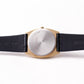 1984 Seiko Quartz Straight Grain Golden Dial TV Case Men's Wrist-Watch