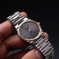 1997 Citizen Quartz Charcoal Sunburst Dial Two Tone Men's Wrist-Watch