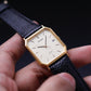 2000 Pulsar Quartz Straight Grain Light Golden Dial Men's Wrist-Watch