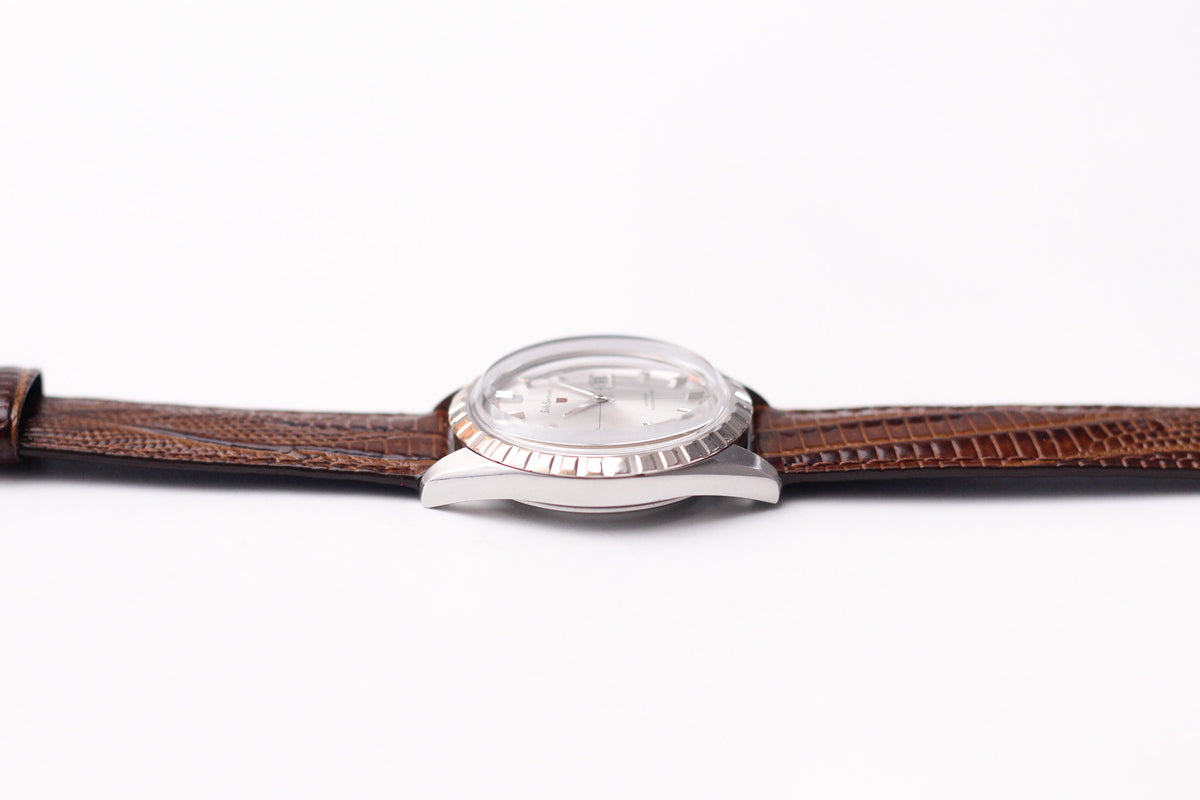 [Serviced] 1965 Seiko Sportsmatic 5 Silver Sunburst Dial Men's Wrist-Watch